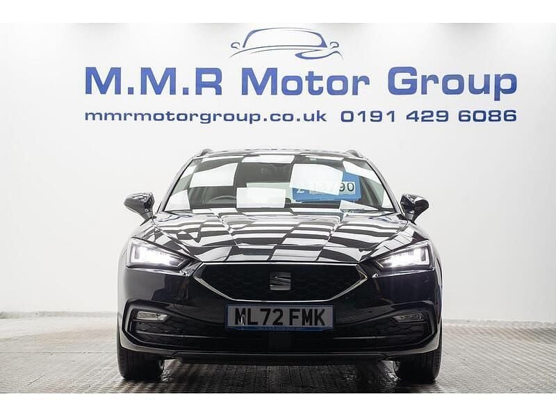 Used Seat Leon SE 110 HP (80 kW) 2022 Black Estate