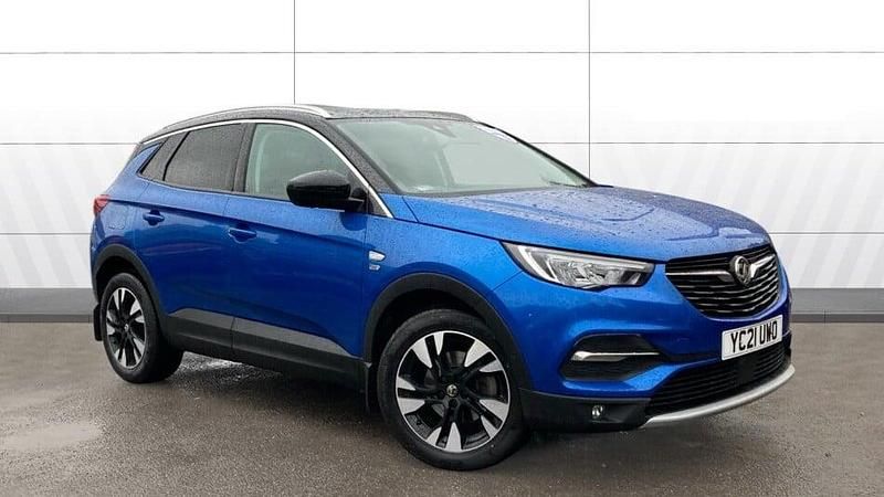 Used Vauxhall Grandland X Edition 130 HP (95 kW) 2021 Blue SUV