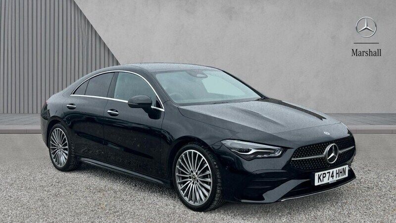 Black Used 2024 Mercedes CLA200 AMG Line Premium Coupe | £29,828 (Fair price) - Image 1/4