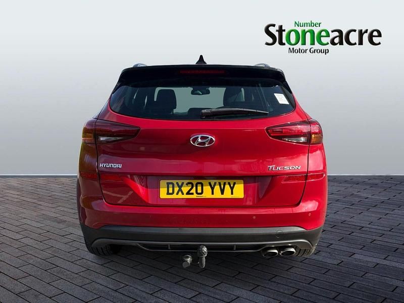 Used Hyundai Tucson N Line 177 HP (130 kW) 2020 Red SUV