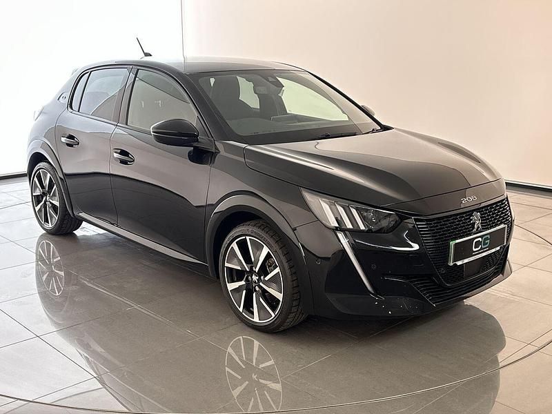 Used Peugeot e-208 Premium 98 kW (134 HP) 2021 Black Hatchback