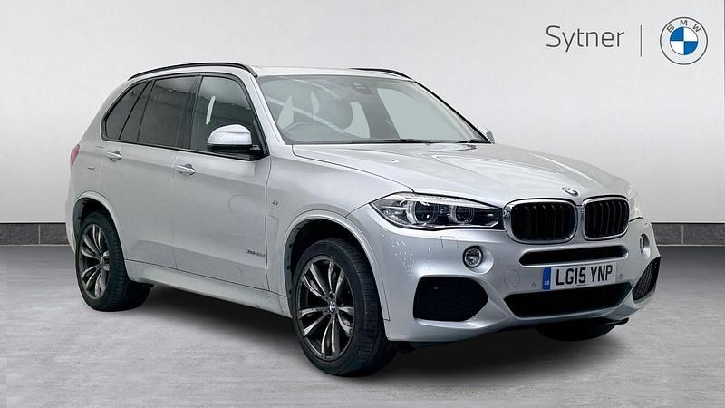 Used BMW X5 M Sport 254 HP (186 kW) 2015 Silver SUV