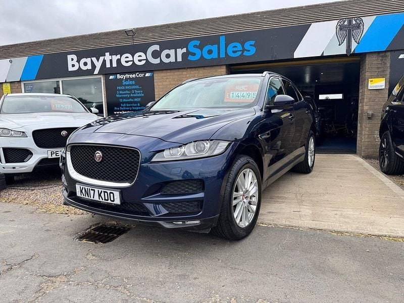 Blue Used 2017 Jaguar F-Pace Portfolio SUV | £14,495 (Super price) - Image 1/4