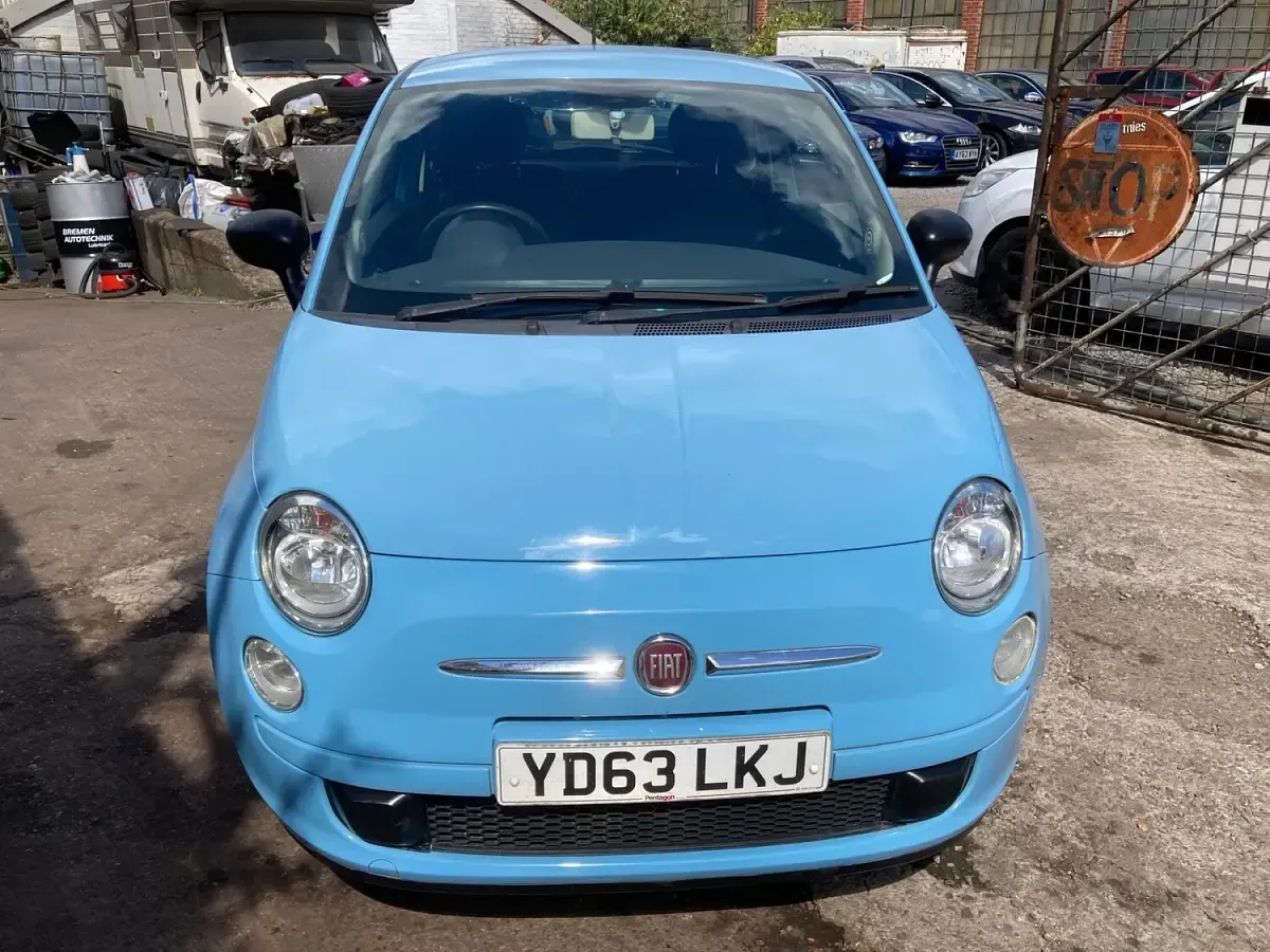 Used Fiat 500 Pop 69 HP (50 kW) 2013 Blue Hatchback
