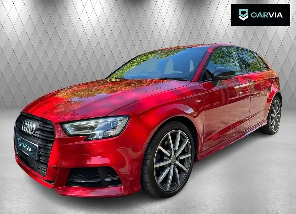 Used Audi A3 Sportback Black Edition 2019 Red Hatchback