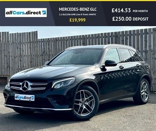 Black Used 2018 Mercedes GLC220 AMG line | £19,999 (Fair price) - Image 1/1