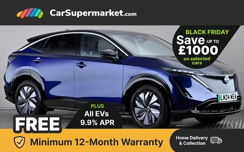 Blue Used 2024 Nissan Ariya Evolve SUV | £28,197 (A bit pricey) - Image 1/3