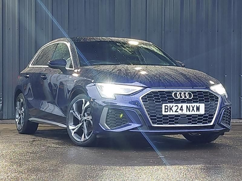 Blue Used 2024 Audi A3 S-Line Hatchback | £20,498 (Fair price) - Image 1/4