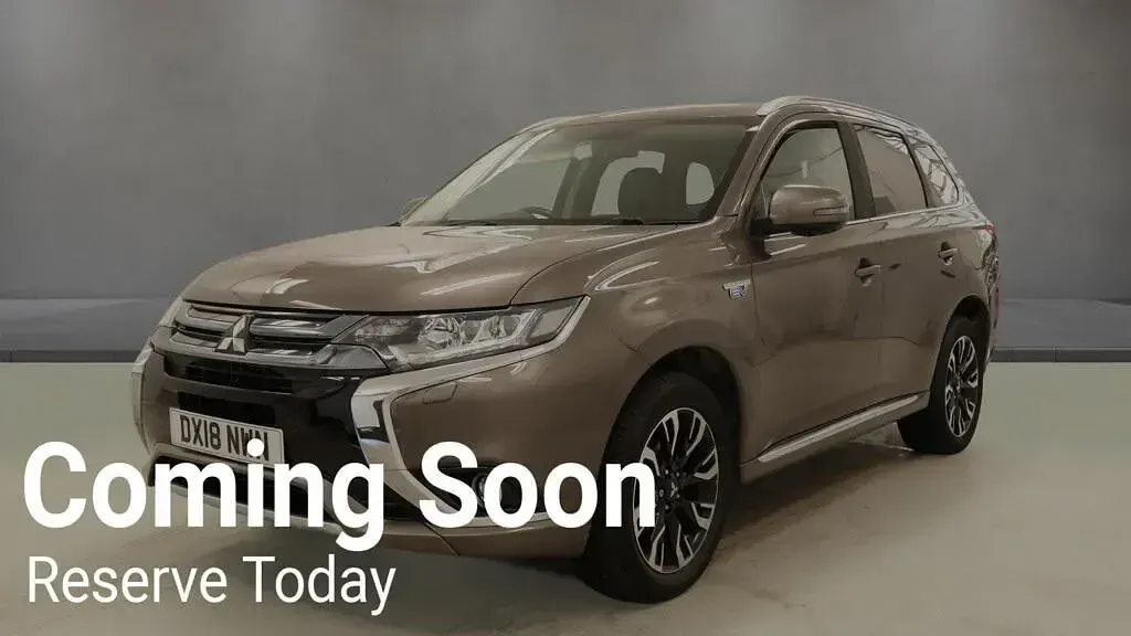 Used Mitsubishi Outlander P-HEV 2018 Brown Estate