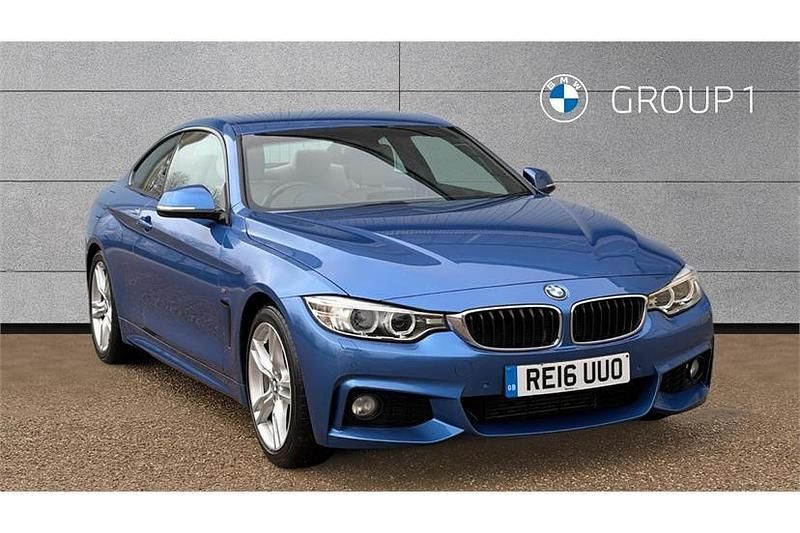 Used BMW 420 M Sport 190 HP (139 kW) 2016 Blue Coupe