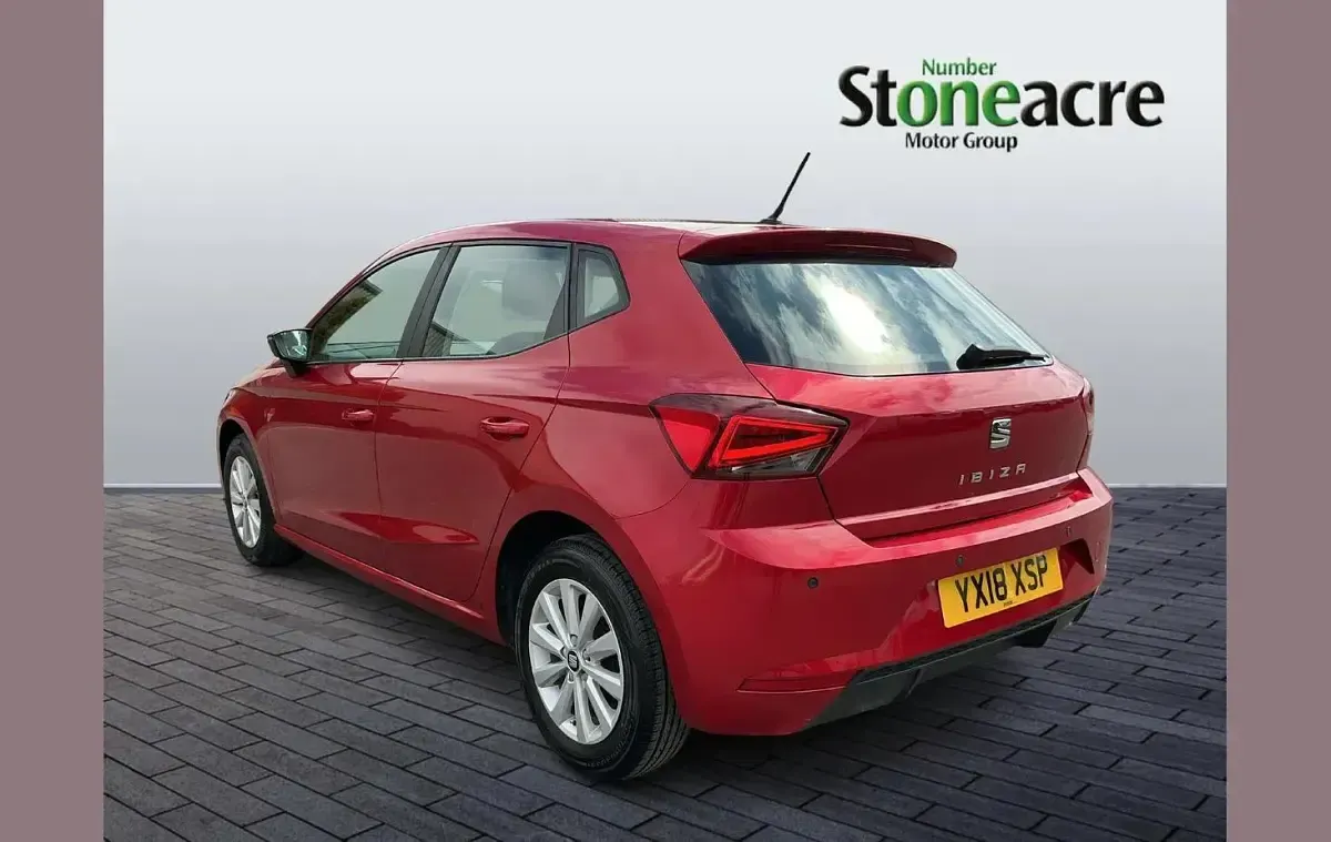 Usata Seat Ibiza SE 73 CV (53 kW) 2018 Rosso Utilitaria