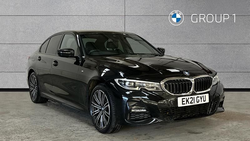 Black Used 2021 BMW 330e M Sport Sedan | £25,250 (Fair price) - Image 1/4