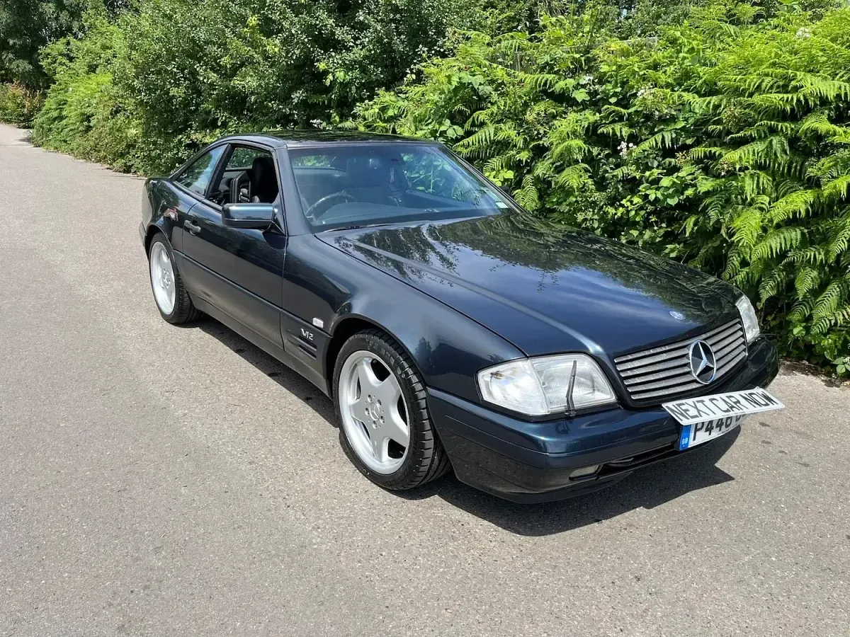 Used Mercedes SL600 1996 Black Cabriolet
