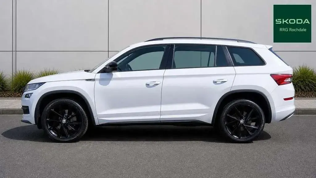 Used Skoda Kodiaq SportLine 187 HP (137 kW) 2018 White SUV