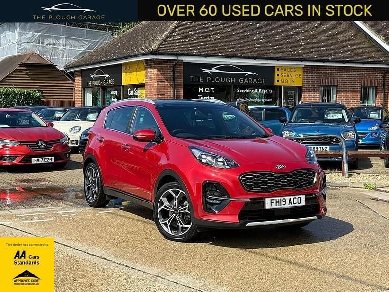 Red Used 2019 Kia Sportage GT-Line S SUV | £15,995 (Fair price) - Image 1/4