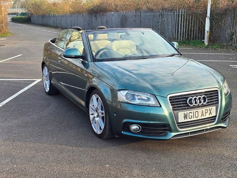 Used Audi A3 Cabriolet S-Line 2010 Green Cabriolet