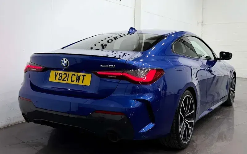 Used BMW 430 M Sport 258 HP (189 kW) 2021 Blue Coupe
