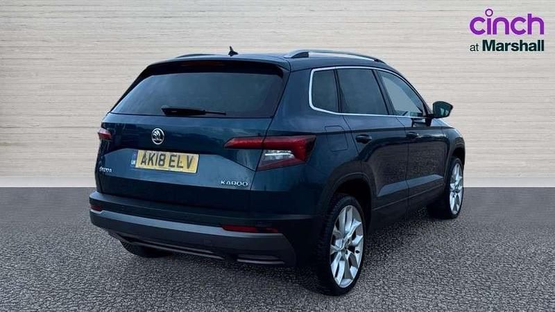 Used Skoda Karoq 150 HP (110 kW) 2018 Blue SUV