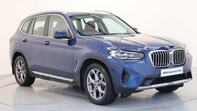 Blue Used 2022 BMW X3 xLine SUV | £31,950 (Good price) - Image 1/4