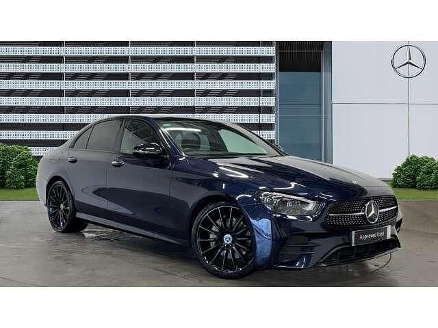 Blue Used 2021 Mercedes E220 AMG line Sedan | £30,735 - Image 1/4