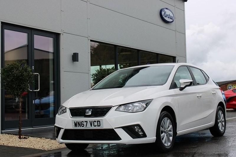 White Used 2017 Seat Ibiza SE Hatchback | £8,933 (Fair price) - Image 1/1