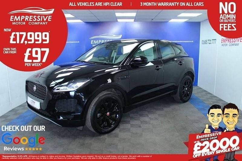 Black Used 2019 Jaguar E-Pace S SUV | £17,999 (Good price) - Image 1/1