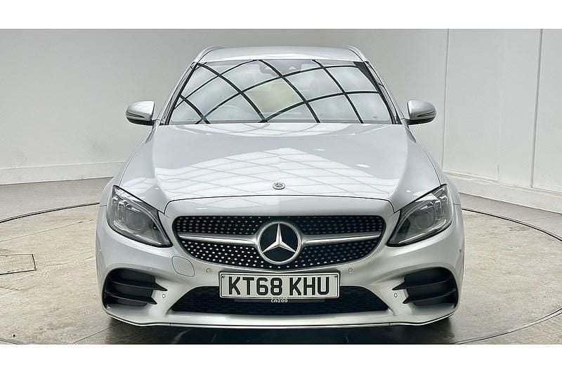Used Mercedes C300 AMG Line Premium 245 HP (180 kW) 2019 Silver Estate