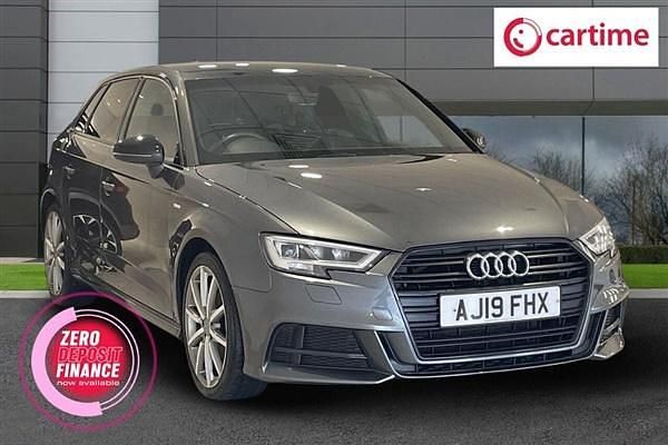 Grey Used 2019 Audi A3 Sportback Black Edition Hatchback | £18,129 (Fair price) - Image 1/4