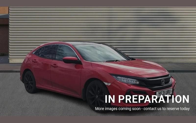 Used Honda Civic EX 126 HP (92 kW) 2021 Red Hatchback