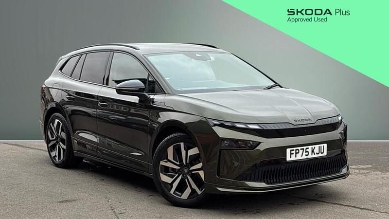 Used Skoda Enyaq iV SportLine 210 kW (286 HP) 2025 Olive green metallic SUV
