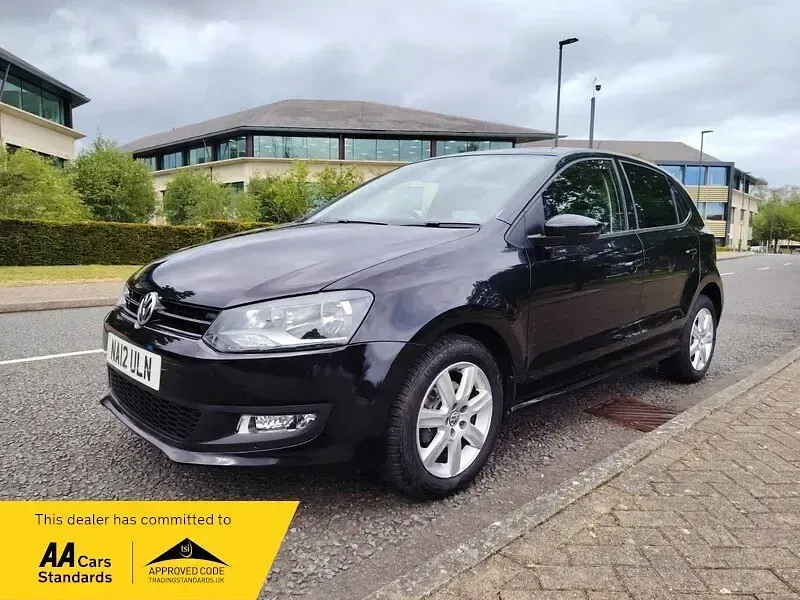 Used VW Polo Match 60 HP (44 kW) 2012 Black Hatchback