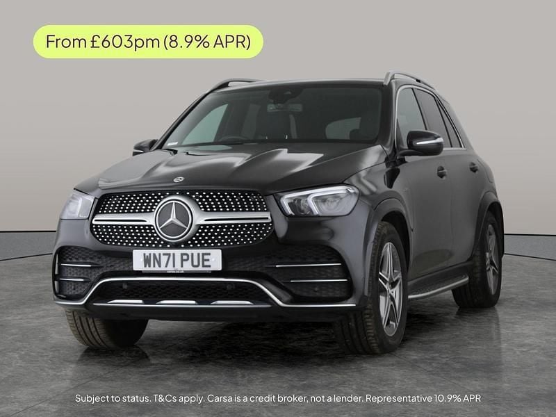Black Used 2021 Mercedes GLE350 AMG line SUV | £37,421 (Good price) - Image 1/3