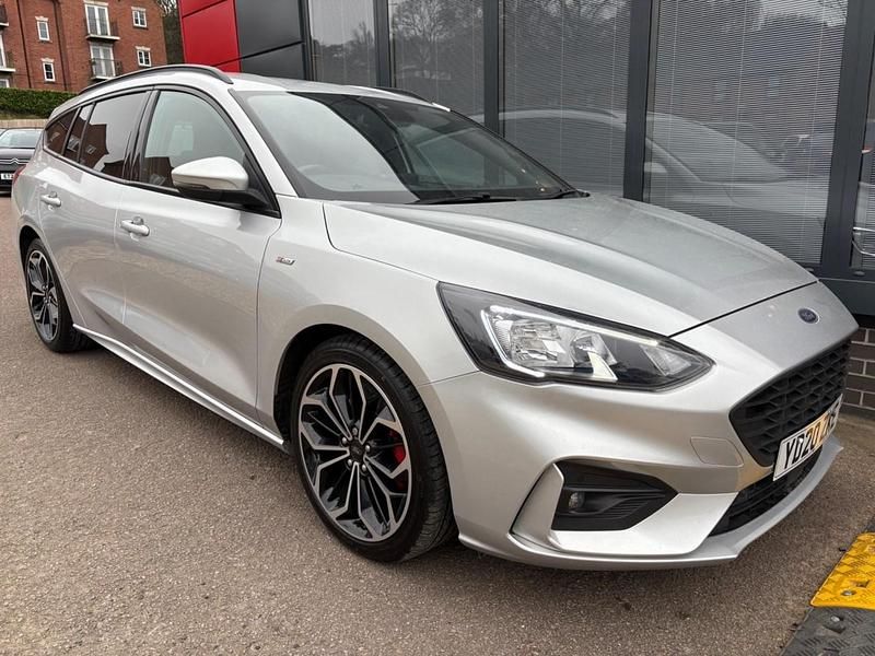 Silver Used 2020 Ford Focus ST-Line X Estate | £9,550 (Fair price) - Image 1/2