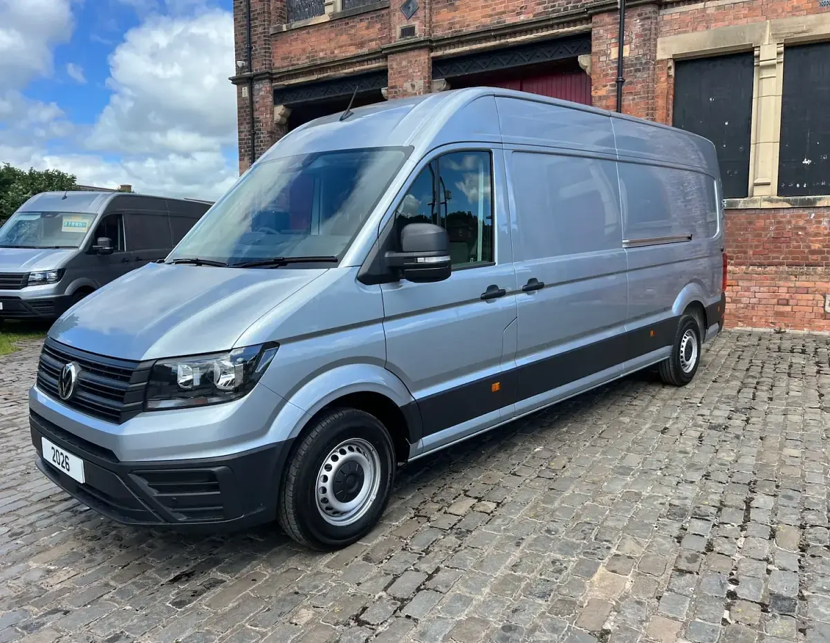 New VW Crafter 140 HP (102 kW) 2026 Silver Van
