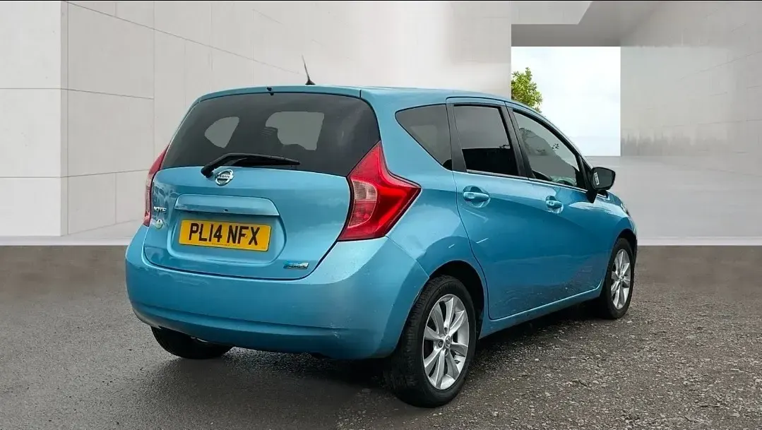 Used Nissan Note S 98 HP (72 kW) 2014 Blue Hatchback
