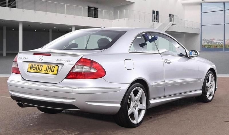 Used Mercedes CLK200 184 HP (135 kW) 2009 Silver Coupe
