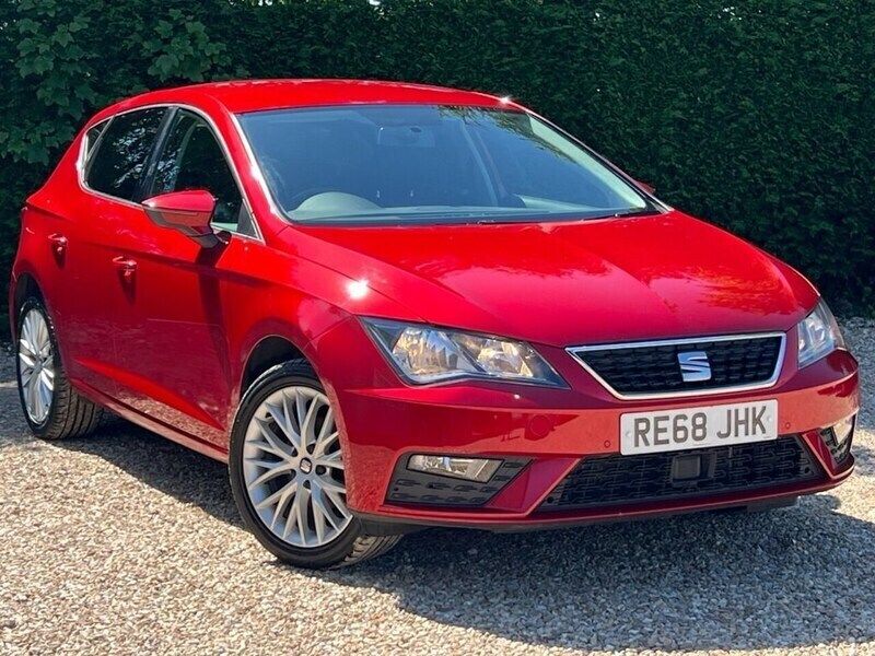 Red Used 2018 Seat Leon SE Dynamic Hatchback | £9,997 (Good price) - Image 1/3