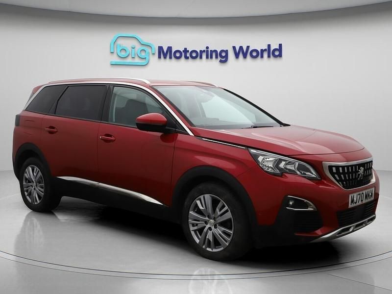 Red Used 2020 Peugeot 5008 Allure Hatchback | £16,675 (Fair price) - Image 1/4
