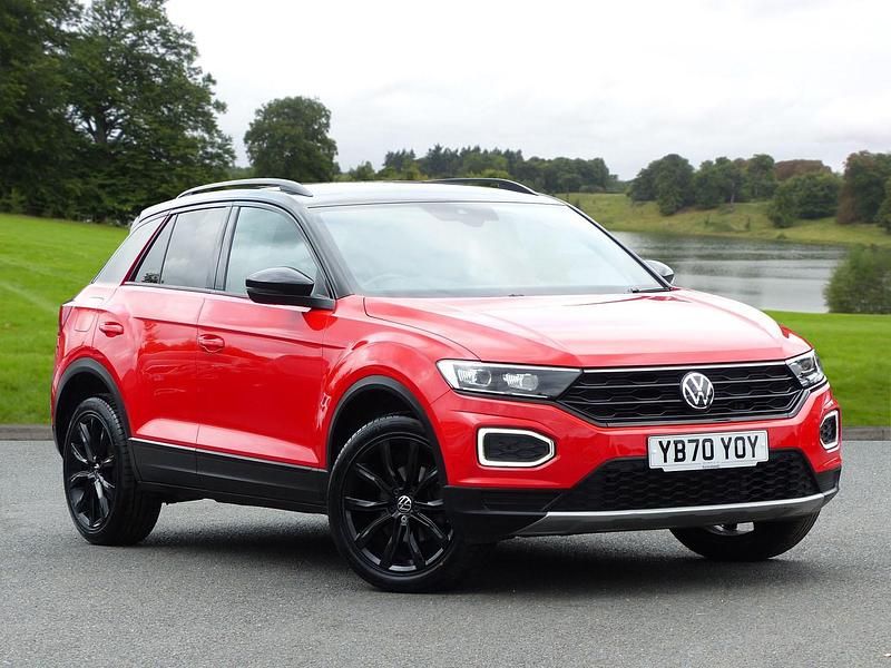 Red Used 2020 VW T-Roc Black Edition SUV | £19,950 (Fair price) - Image 1/4