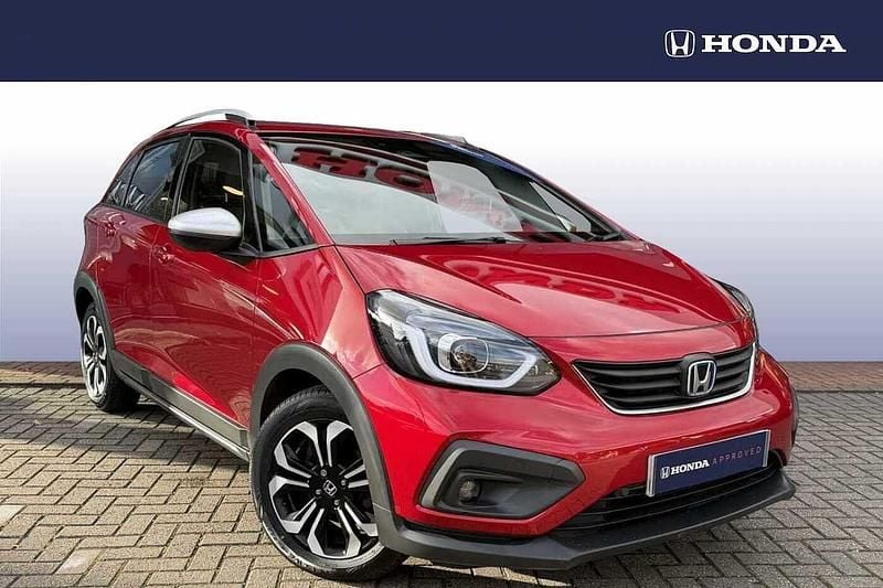 Premium crystal red Used 2020 Honda Jazz Hybrid Hatchback | £19,490 - Image 1/4