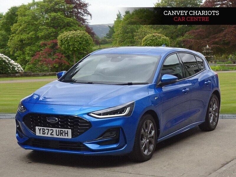 Blue Used 2023 Ford Focus ST-Line Hatchback | £15,000 (Good price) - Image 1/4