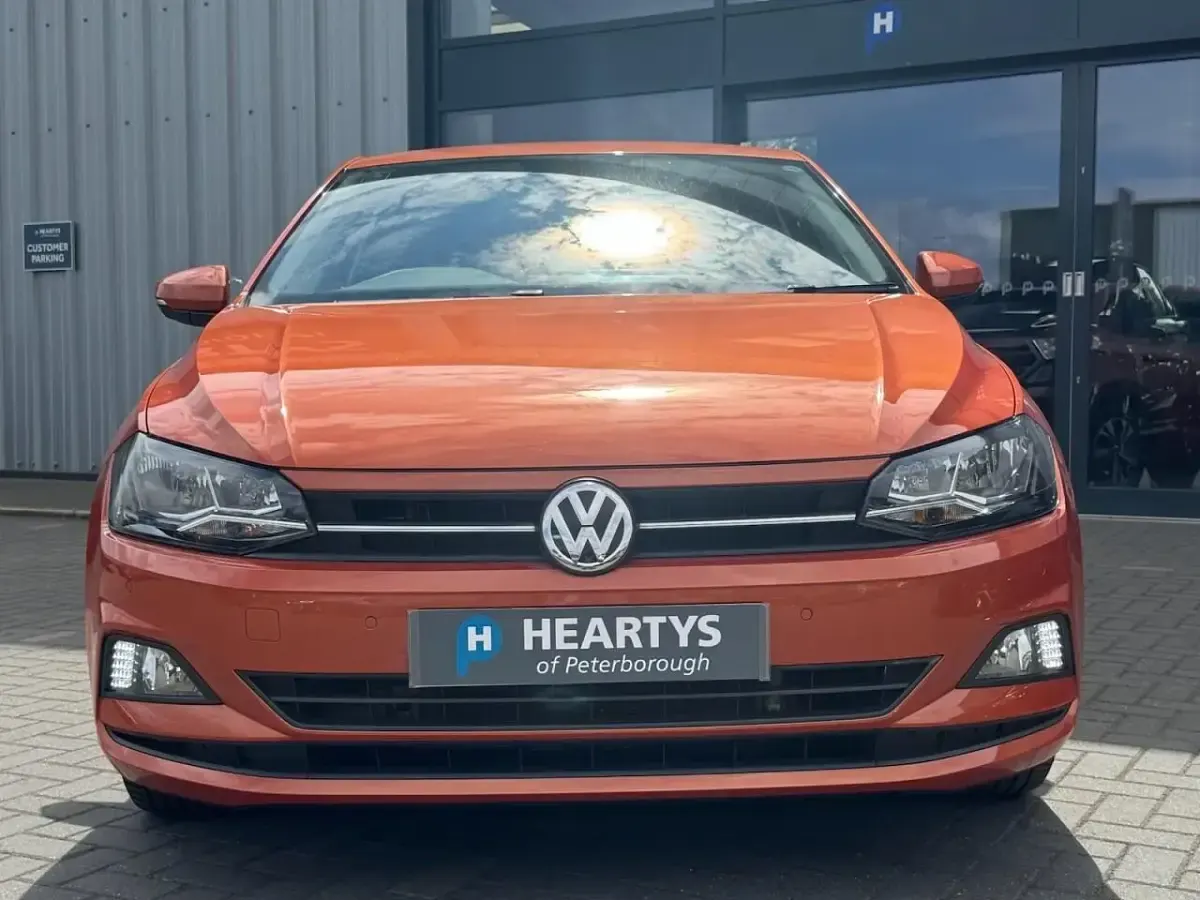 Used VW Polo Match 95 HP (69 kW) 2020 Orange Hatchback