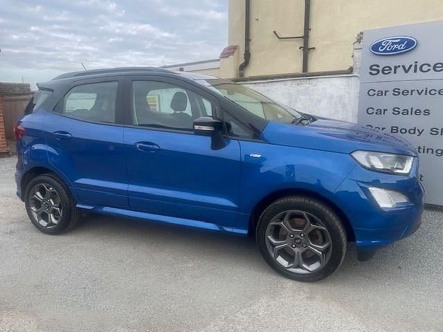Used Ford Ecosport ST-Line 125 HP (91 kW) 2018 Blue SUV