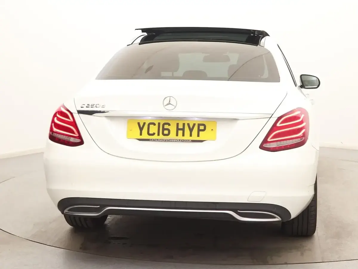 Used Mercedes C250 Premium 2016 White Sedan