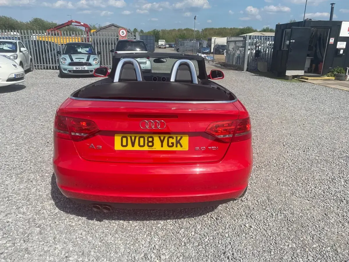 Used Audi A3 Cabriolet Sport 140 HP (102 kW) 2008 Red Cabriolet