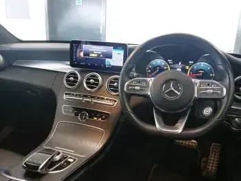 Used Mercedes C200 AMG line 160 HP (117 kW) 2019 Silver Hatchback