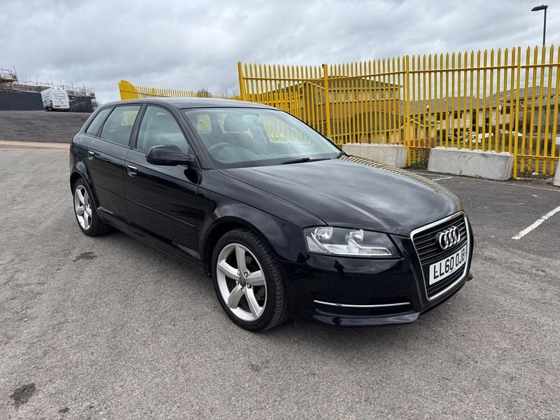 Used Audi A3 Sportback 2010 Black Hatchback