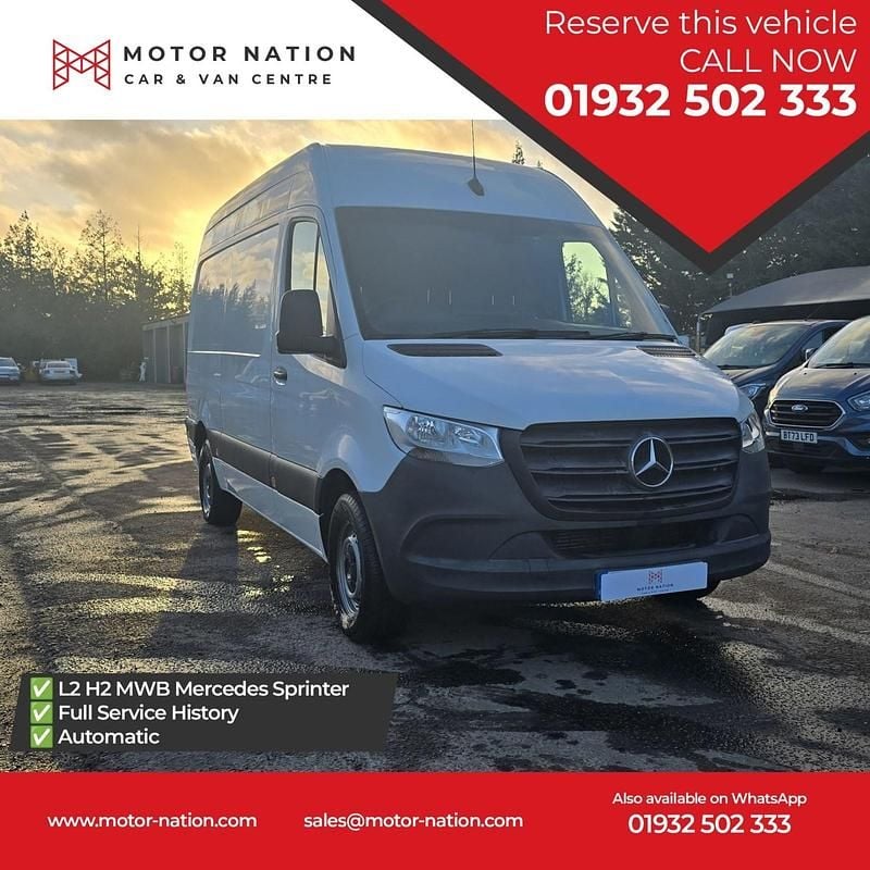 White Used 2020 Mercedes Sprinter Progressive Van | £19,757 (Fair price) - Image 1/4