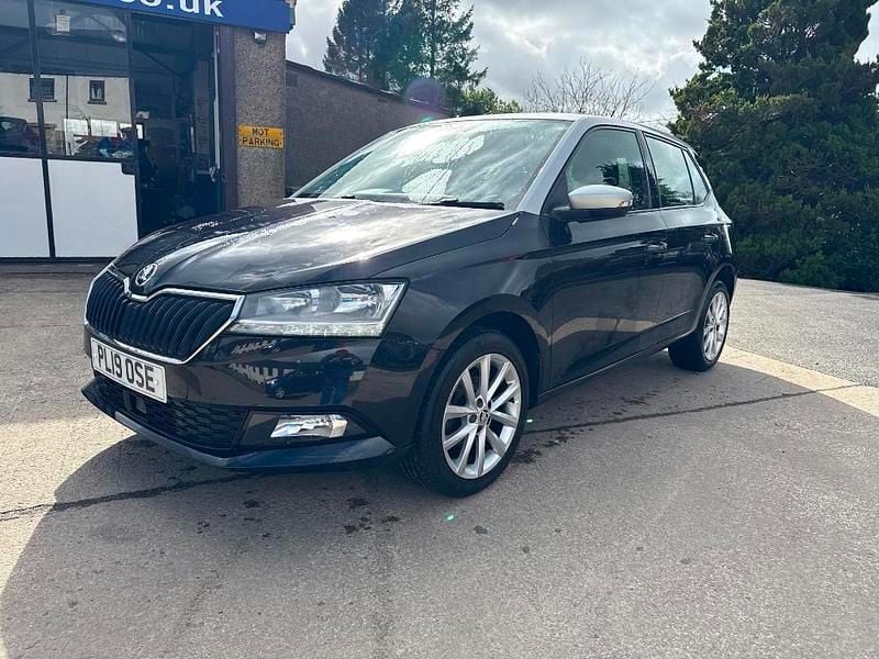Begagnad Skoda Fabia Colour Edition 2019 Svart Halvkombi