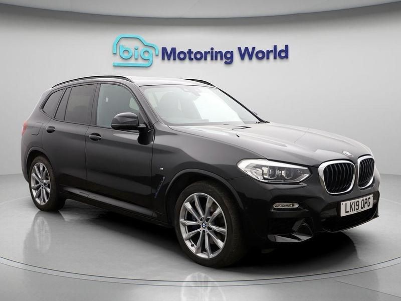 Black Used 2019 BMW X3 M Sport SUV | £24,578 (Good price) - Image 1/4